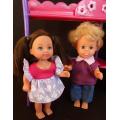 Two Evi Love dolls plus dollhouse furniture by Simba toys Relisted because of non payment