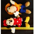 Collectable Minnie Mouse and Goofy Soft toys