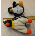 Collectable Penguin figure Waddle made for McDonalds and Tux the Linux mascot  .