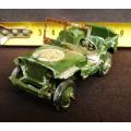 Collectable Vintage Dinky toy Jeep made in England by Meccano Ltd