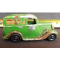 VINTAGE MINIC TOYS Windup Transport Van by Tri Ang made in England