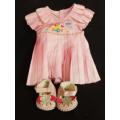 party dress and shoes for Baby Born doll copyright Zapf Creation