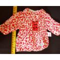 corduroy winter coat  with pretty buttons for Baby Born doll copyright Zapf Creation