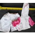 Pretty pink hooded top and pants outfit for a Doll made by You and Me