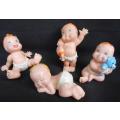 collectable Vintage Galoob Magic Diaper Baby PVC Figures  from 1990 s Set B