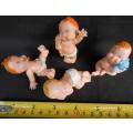 collectable Vintage Galoob Magic Diaper Baby PVC Figures  from 1990 s Set B