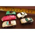 Collectable Vintage Galoob Micro Machines set 3  five cars from 1980 s