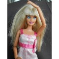 collectable Barbie blonde hair muse Style body Fashionista 1998 head 2009 body dressed.