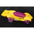 2019 Mattel Hot Wheels Blitzspeeder #5 Plastic Yellow Car McDonald`s Toy
