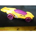 2019 Mattel Hot Wheels Blitzspeeder #5 Plastic Yellow Car McDonald`s Toy