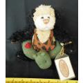 Collectable Ganz Teddy bear. The Ganz summer collection. with tag for collectors. handcrafted.
