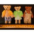 collectable 1980`s Vintage Simba Baerenworld Teddy Bear World Flocked Teddy Bears