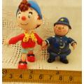 Mcdonalds Happy Meal Toy 2005 Childrens Favourite TV Toy 2 Noddy figures noddy and Mr Plod