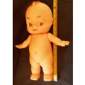 Vintage Kewpie Doll with brown eyes. 31 cm high