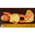 collectable mini baby doll by Simba with Zapf mini Baby Born accessories