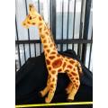 Collectable vintage Steiff mohair giraffe probably from 1950`s 60 cm high