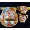 Collectable vintage lustreware children`s teaset no teapot