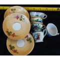 Collectable vintage lustreware children`s teaset assorted loose items