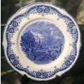 Salisbury Cathdral Blue and White Decorative Plate