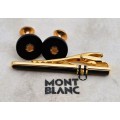 Montblanc Cufflinks & Tie pin. Authentic!