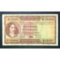 MH de Kock 1950 Ten Shillings banknote