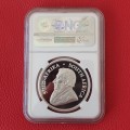 2017 50th Anniversary Fine Silver 1oz Krugerrand PF70 Ultra Cameo South Africa 1 Rand NGC Graded