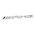 3D AMG Badge Decal for Bootlid, High Quality Gloss Chrome Silver Finish, R130 each