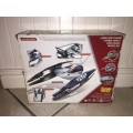 Star Wars Clone Wars Droid Vulture Star Fighter Ship - with ground combat mode - mint in box