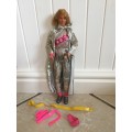 Vintage MICHAEL KEN doll from BARBIE and the ROCKETS 1980s by MATTEL Toys