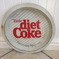 Rare 1980s original DIET COKE Metal Promotional TRAY - South Africa Coca Cola Company