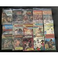 Tarzan vintage comic collection Golden Age 1952 to Bronze Age 1977 lot of 88 vintage comics
