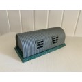 WW2 Japanese hanger building for mini toy soldiers vintage 1970s BRITAINS UK