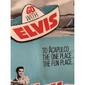 100% Original 1960s Elvis Presley Fun in Acapulco Movie Poster - South African print