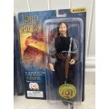 LORD OF THE RINGS Aragon and Legolas action figures by Mego Toys  8-9 inch figures