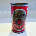 Vintage 1950s LION Export ALE Lion Lager open can Beer South Africa