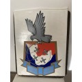 Vintage 1970s 1980s original SAAF SILVER FALCONs Signage South African Air Force