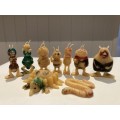 South African VINTAGE MAYA THE BEE complete lot of 9 figures from 1980