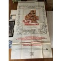 100% Original 1975 The FOUR MUSKETEERS three sheet Movie Poster - South African print