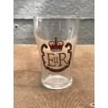 1977 25th Silver Anniversary of Queen Elizabeth II Coronation souvenir glass