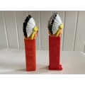 Vintage PEZ 2 x Indian Chief - no feet - complete with a 2nd incomplete one