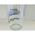Vintage 1970s TOTAL Petrol Stations promotional ASTON MARTIN DB6 SPORTS CAR Drinking glass