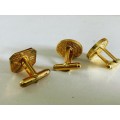 Service to NEDBANK 24 CT gold plated CUFFLINKS