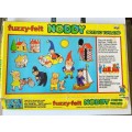 Vintage FUZZY FELT Noddy goes to toy land from 1983 & other 1970s sets like Indians & Cowboys etc