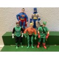 DC Direct Silver Age style JUSTICE LEAGUE OF AMERICA 9inch tall action figure complete set from 1999