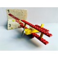Vintage LEGO 430 Biplane from 1974