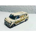 FORD BEDFORD van diecast by Yat Ming YATMING Diecast 1970s 1:64 scale