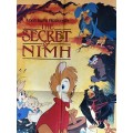 100% original 1982 The Secret of NIMH USA movie theatre poster