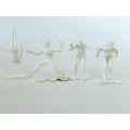 Genuine vintage 1964 Olympics Tokyo South African PEPSI Soda drinks promotional figures lot of 4