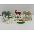A vintage 1960s - 1970s Genuine South African COKE COCA COLA Soda drinks promotional Animal figures