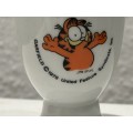 Early 1980s GARFIELD Egg Cup ceramics